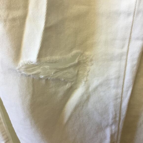 Loft White High Waist Boyfriend Jeans - Picture 3 of 15